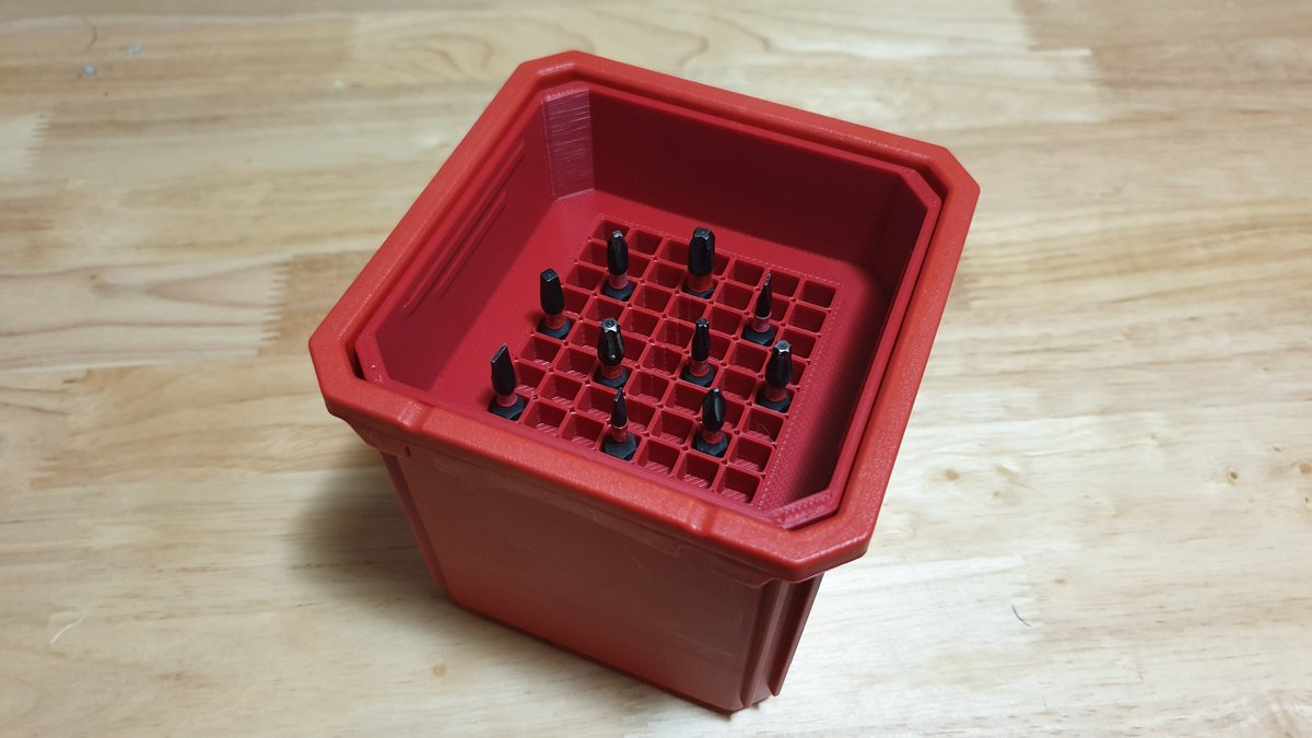 3D_playground's tweet photo. Thanks a lot, Adam! ★★★★★ "Really great fit. Using them currently!" https://t.co/6TJqvF9MVK #etsy #red #milwaukeepackout #milwaukee #packout #bit #organizer #hex #holder #bin #3DPG https://t.co/cU7jjcJOv6