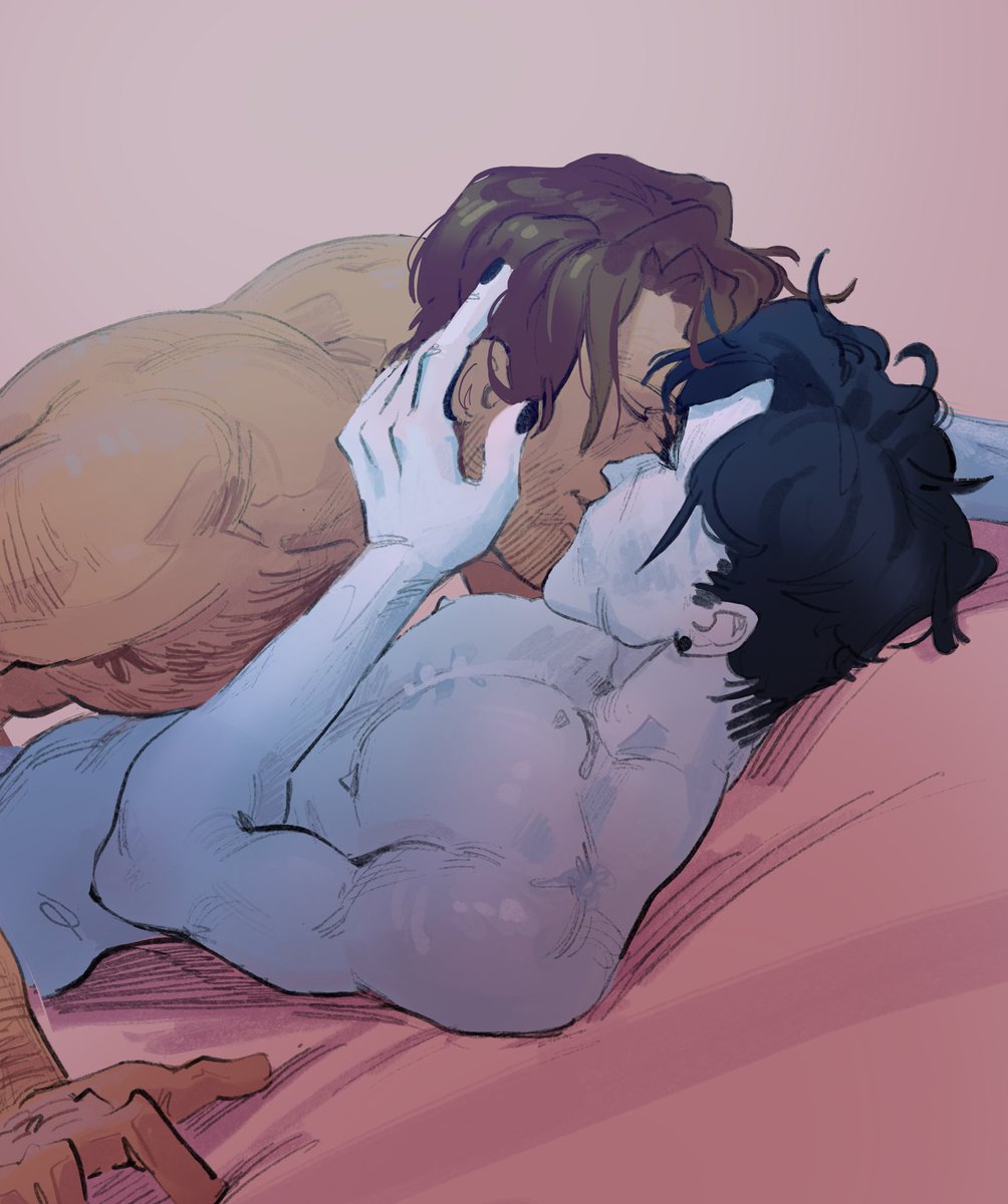 Phlegm99's tweet photo. Needed to draw some sofd smooches 

#dreamling #nsfw https://t.co/o81uLELRKb