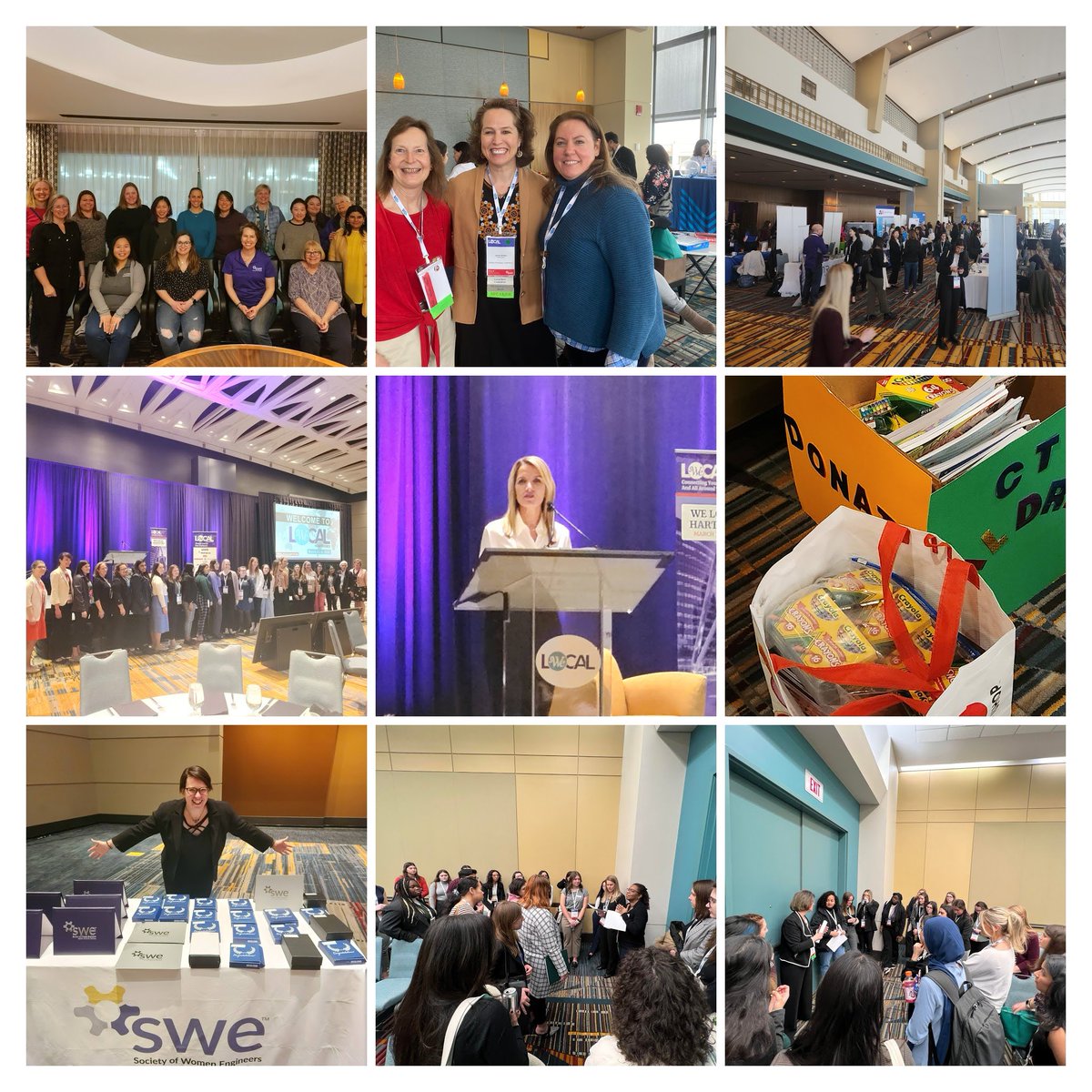 WOW! #welocalhartford was a huge success! 750 attendees, 37 sponsors, 50+ sessions, 20+ awardees, 100+ at the STEM Expo, &amp; countless connections. Plus a huge donation to <a href="/ctchildrens/">Connecticut Children's</a>. Thanks to the #welocal host committee, staff at <a href="/SWEtalk/">SWE</a>, <a href="/ctconventionctr/">CT Convention Center</a>, &amp; <a href="/CTMeetings/">CTMEETINGS |Connecticut Convention & Sports Bureau</a>