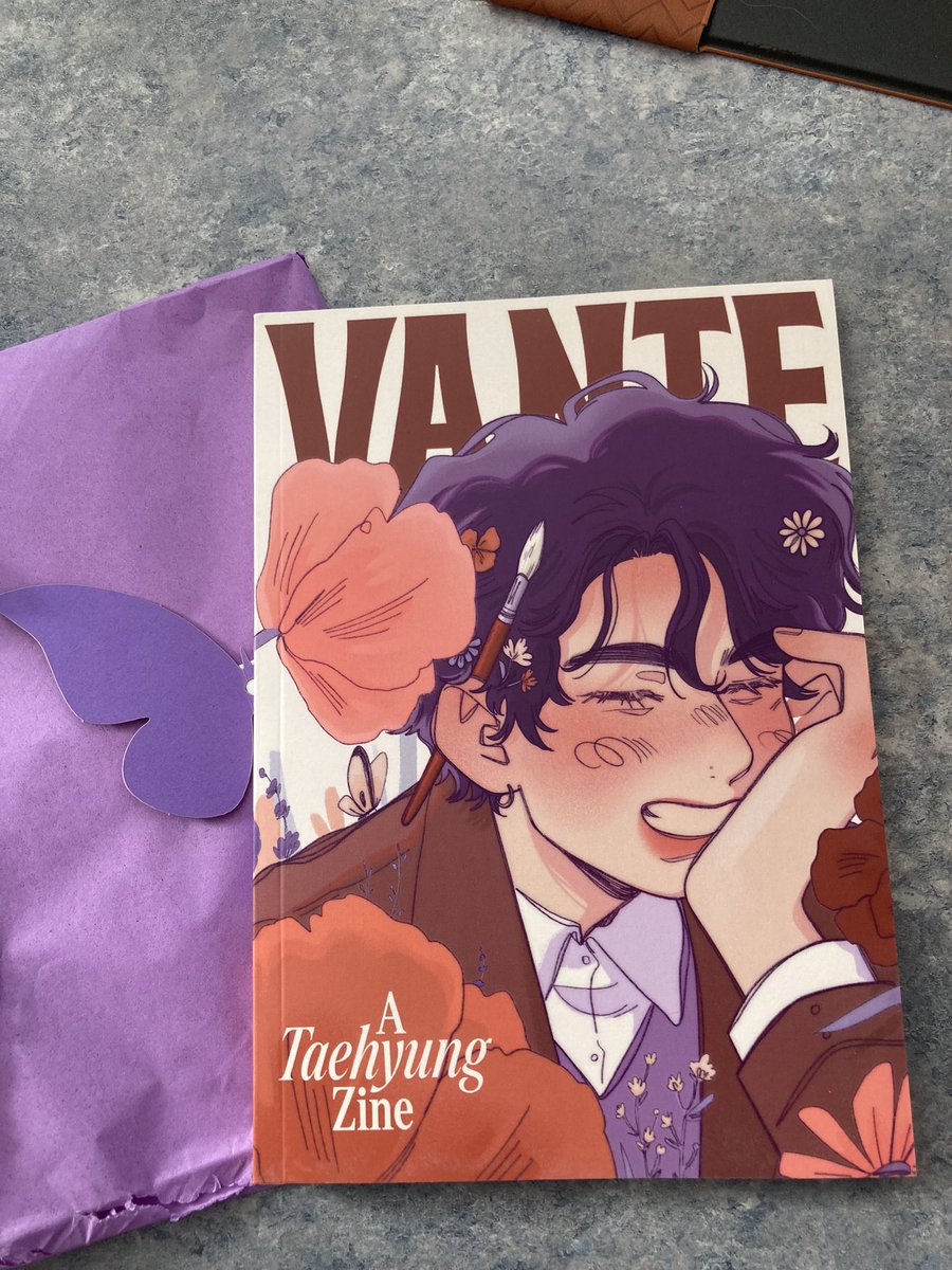 Just got my <a href="/TaehyungZine/">Vante: Taehyung Zine 🎨 Digital Orders Open!</a> and I can’t believe how AMAZING it is 🤎🎨 I had such a good time working on my piece and I’m so happy to see it come together so beautifully 🥰