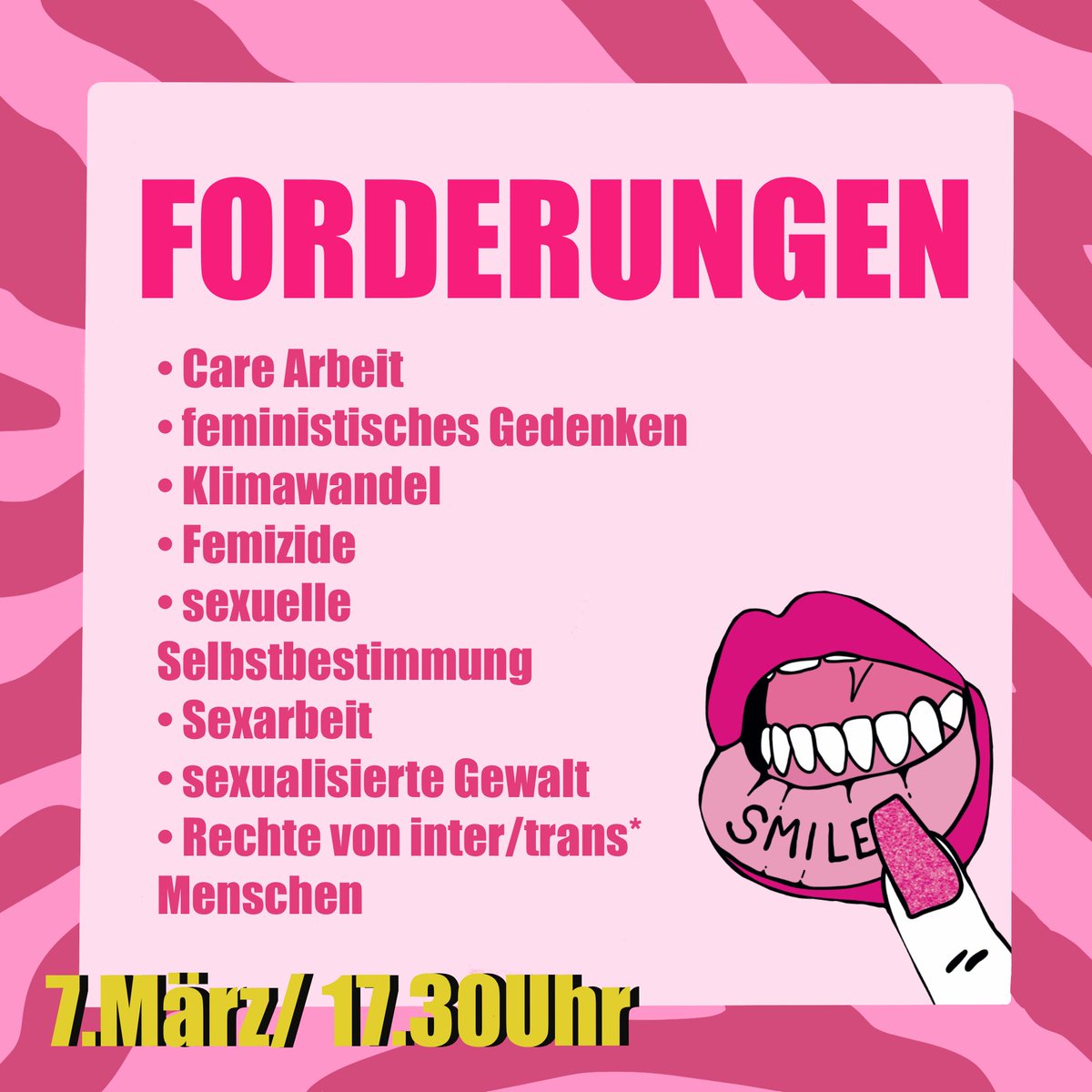 8mrostock's tweet photo. Dienstag - 7. März - 17:30 - Hbf #Rostock
#jederTagistfeministischerKampftag https://t.co/VhxMMRNA44