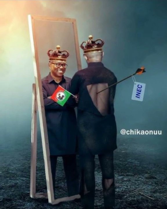 UyiCiti's tweet photo. Obident is Better Than Sacrifice @PeterObi https://t.co/iQA9sgJtyG