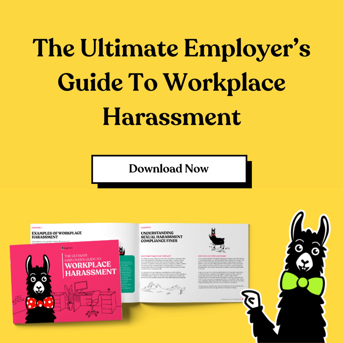 Download the EasyLlama Ultimate Employer’s Guide To Workplace Harassment to learn more about the different types of #harassment, how to prevent it from occurring, and the #workplacetraining courses that can help you stay in compliance.

hubs.la/Q01DP38w0