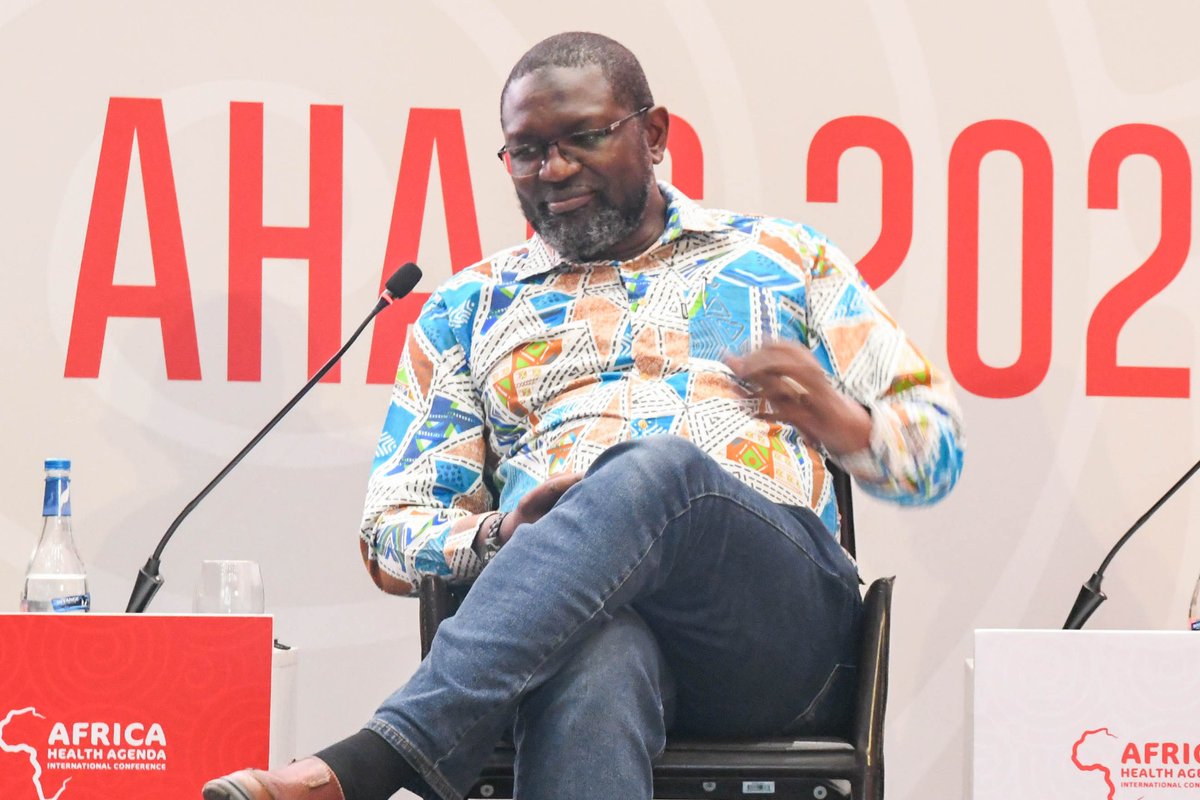 Suffering the consequences of vaccine nationalism at the height of #COVID19 made Africa to realize that we must do things for ourselves, but also map-out our capacity as a continent so that the next pandemic doesn’t find us unprepared ~ <a href="/laktarr001/">𝔻𝕣. 𝔸𝕙𝕞𝕖𝕕 𝕆𝕘𝕨𝕖𝕝𝕝 - 𝔽𝔸ℙℍ</a>. #AHAIC2023