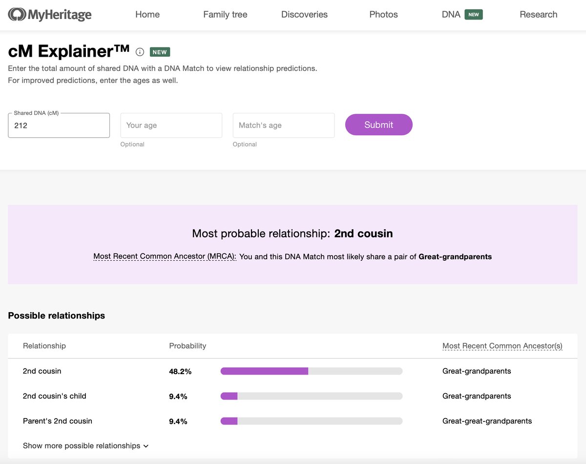 My latest blog post, MyHeritage Releases cM Explainer and a top-line look at how this differs from the Shared cM Tool

professionalfamilyhistory.co.uk/blog/2023/03/m…

#DNAtesting #Genealogy #RootsTech2023