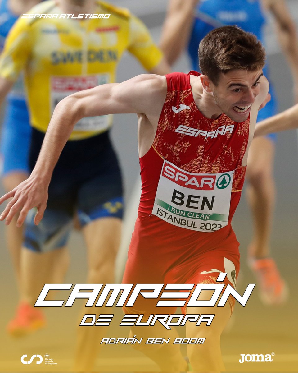 ADRIÁN BEN MONTENEGRO

#EspañaAtletismo #PasiónPorCompetir