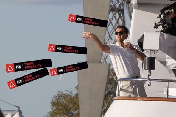 Por fin Ocon es el primero en algo,nada más y nada menos que 3 penalizaciones en la misma carrrera.

#BahreinDAZNF1