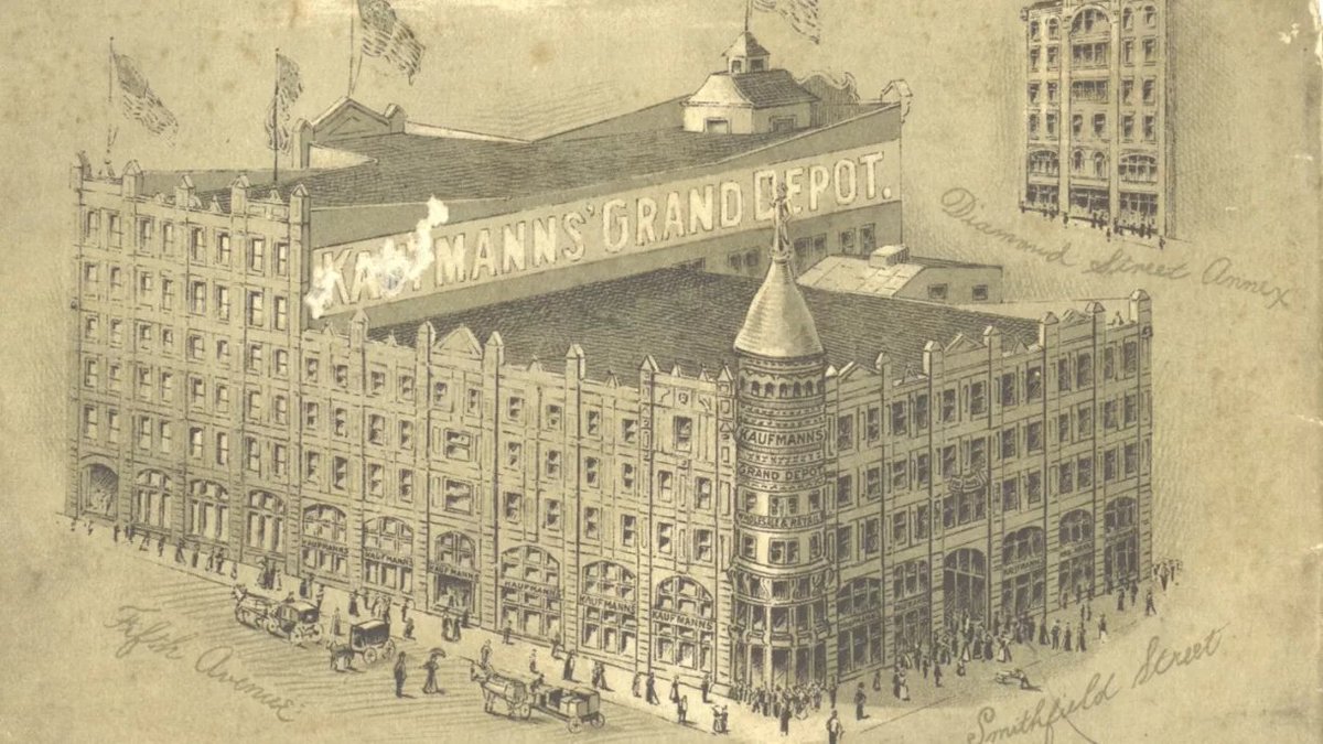 pghjgs's tweet photo. Join us for "Once More Under the Clock: Remembering Kaufmann's" at @HistoryCenter. This free program will discuss the Kaufmann family's tremendous influence in #Pittsburgh.  - https://t.co/xYquCpeBZr
#FamilyHistory #GenChat #FamilyTree #AncestryHour #Genealogy #AuthorTalk https://t.co/izI2atUcDV