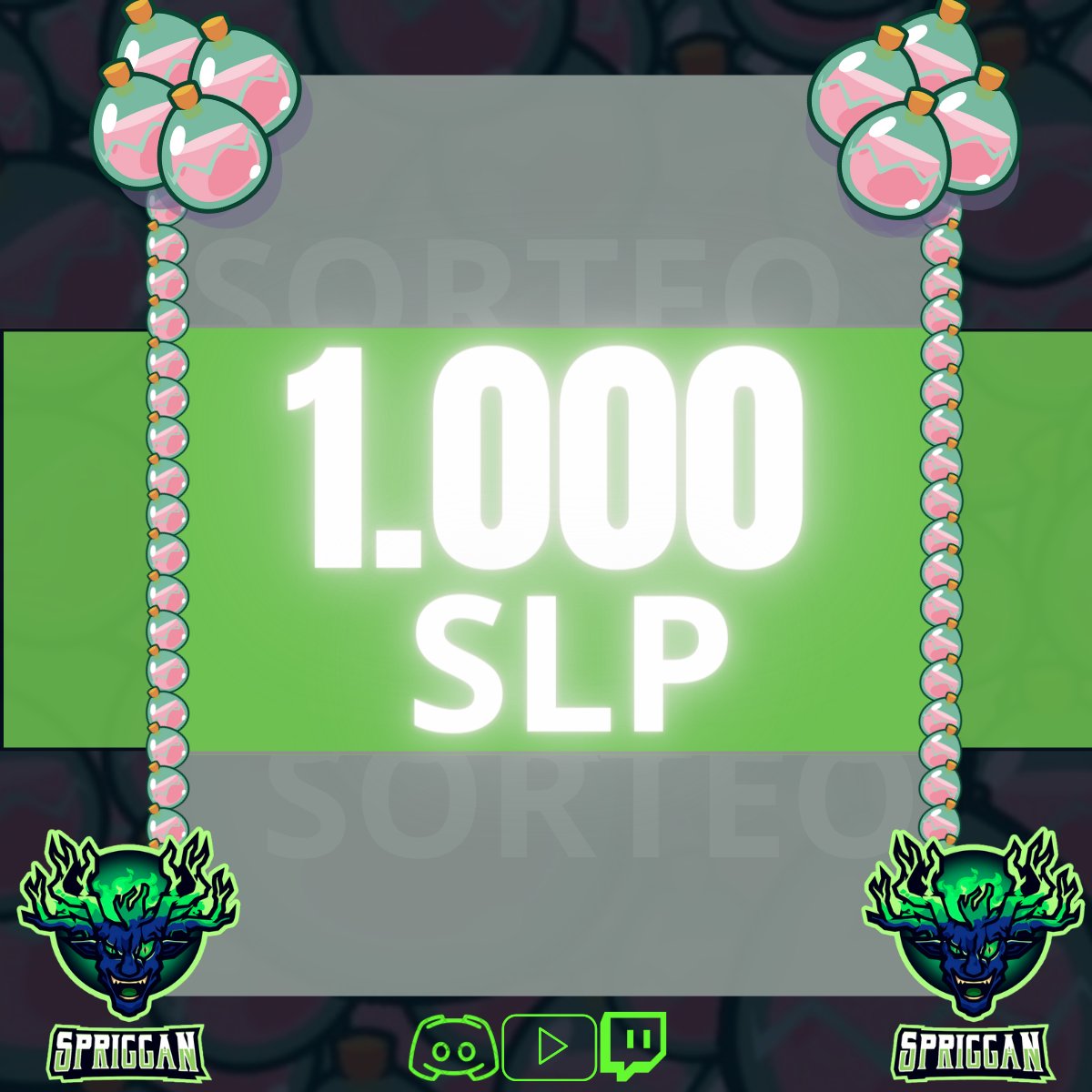 ¡Hola chicos, hoy iniciamos con una serie de Sorteos de 1000 SLP, para iniciar la S3 crafteando a lo grande!

Dentro de 24 horas se entregarán los primeros 1000 SLP

Para participar se necesitan 3 cosas:
1 Seguirnos en <a href="/SprigganTv/">SprigganTv</a>
2 dar like y Rt a este post
3 mencionar 2 amigos