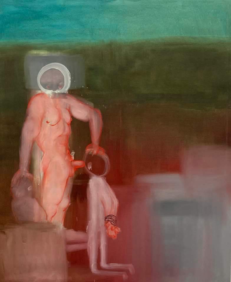 Voilà ce qu'on ose exposer depuis le 17 février au Palais de Tokyo. Une artiste suisse, Miriam Cahn. Décrochez ça vite fait. C'est insupportable. RT en masse, montrons leur qu'on n'est pas d'accord.
