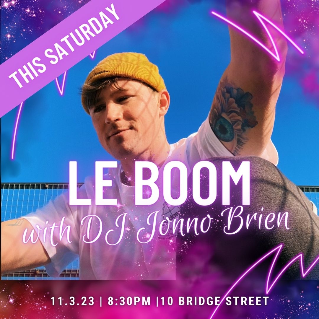 Roll on Saturday night! We can't wait for <a href="/weareleboom/">Le Boom</a> &amp; DJ Jonno Brien this Saturday night! 

There are a few tickets left, pick yours up here: 10bridgestreet.ie/events/le-boom…
