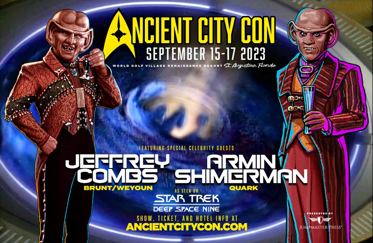 Coming to Ancient City Con 2023! #startrek #ds9 #flcon #ancientcitycon