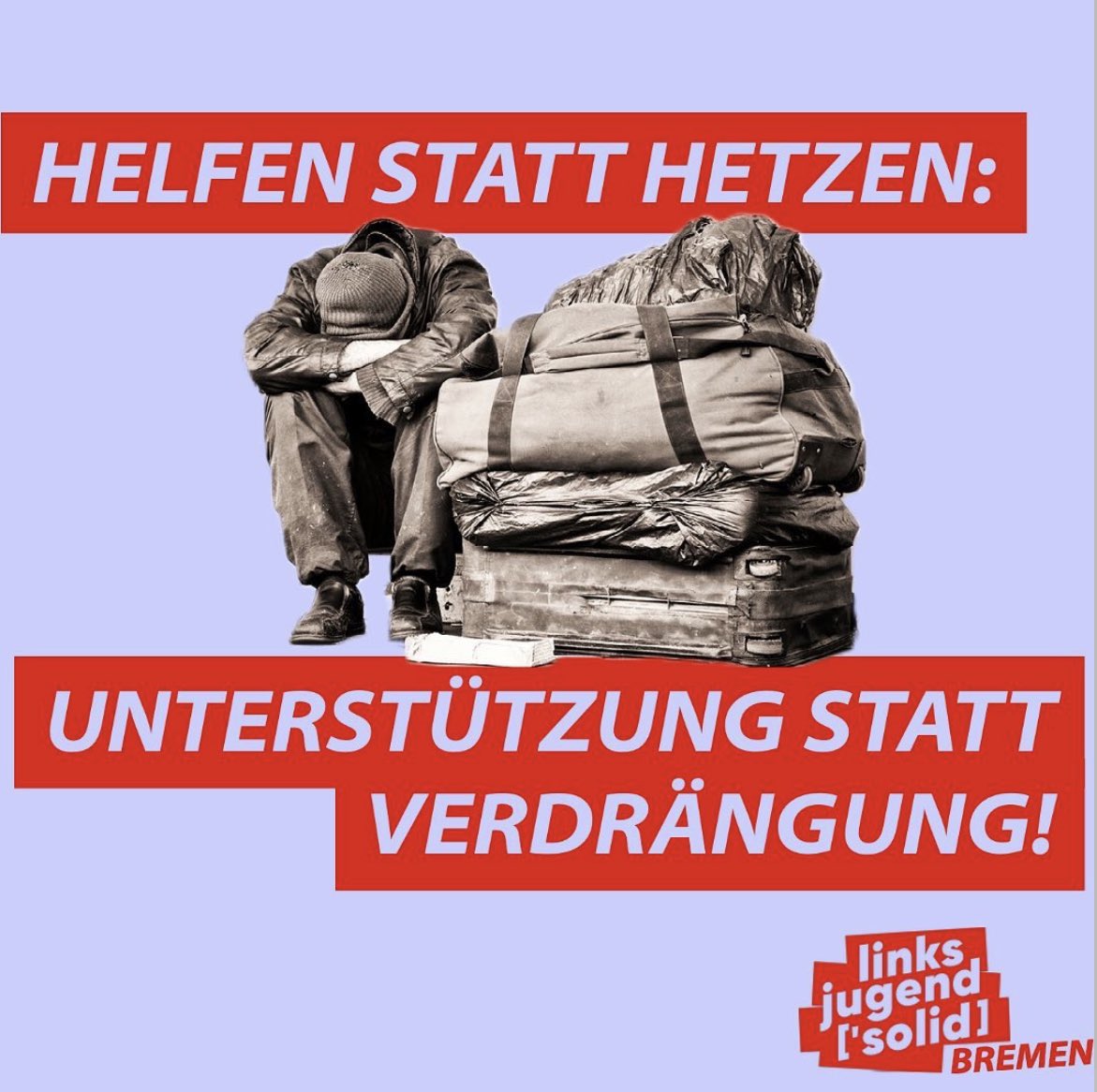 LiJu_HB's tweet photo. Nicht nur reden, machen! Mit dem Motto sind wir an die Aktion rangegangen. Jetzt, kurz vor den Bürgerschaftswahlen
werben unteranderem @SPDLandBremen aber vor allem die @CDUBremen mit dem Versprechen den Bahnhof
Obdachlosenfrei zu machen.Doch das Verdrängen der Menschen an den1/8 https://t.co/OrdcN3vtkI