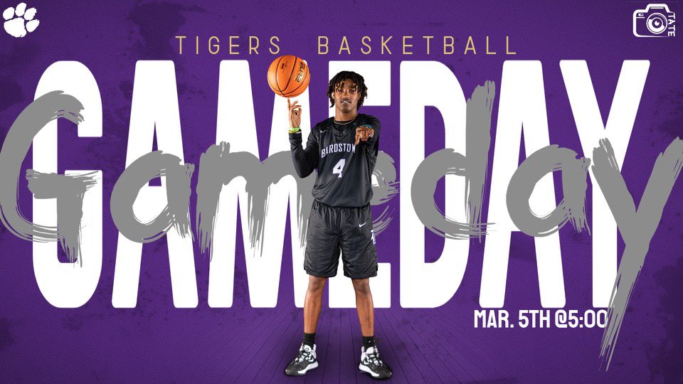 🐅GAME DAY🐅🐅
5th Region Tournament 
📆 Sun, March 5th  2023 
🏀 Bardstown 🆚 Elizabethtown 
⏰ Boys V -5pm est 
📍Taylor Co High School 
🎟️ Cash at the gate