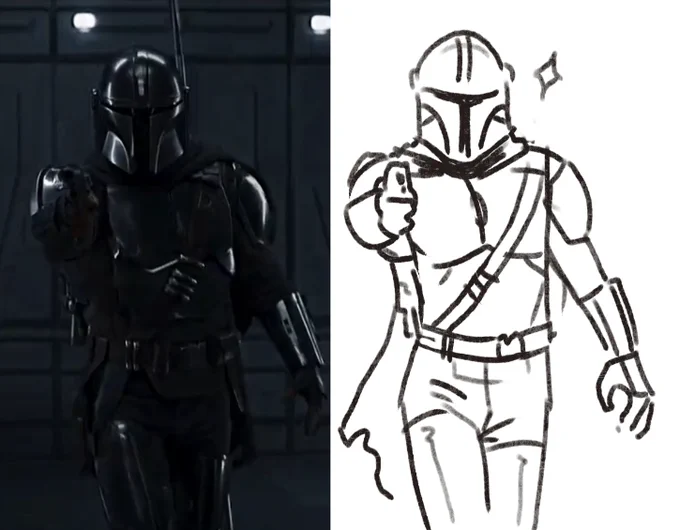he walks like this for why
#TheMandalorian 