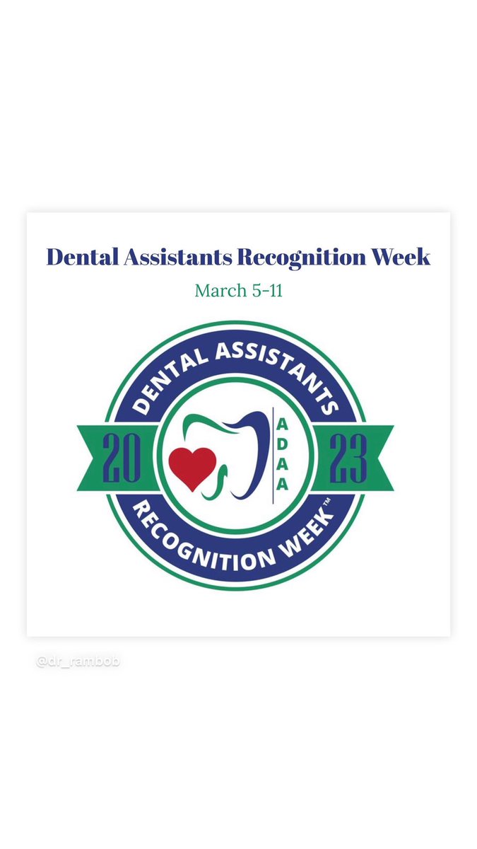 Happy #DentalAssistants Recognition Week!

It is so important to recognize dental assistants. They bring so much value to the work we do as #dentists and also to the #dentalpractices 

I’m so grateful to all dental assistants I had during my practicing years ❤️
#DARW2023