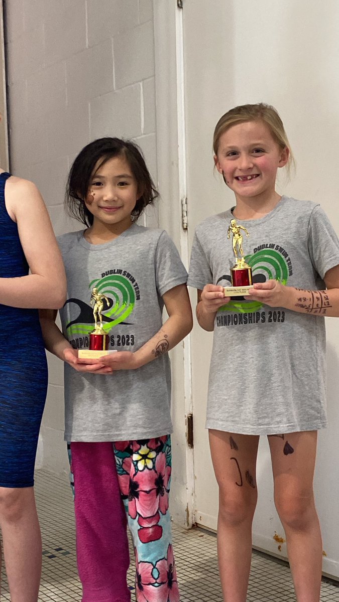 DublinSwimTeam's tweet photo. Abby and Olivia made high point scorers in our 8yo session, earning 9th and 11th! Great job ladies! https://t.co/ZwcEbRRq7L