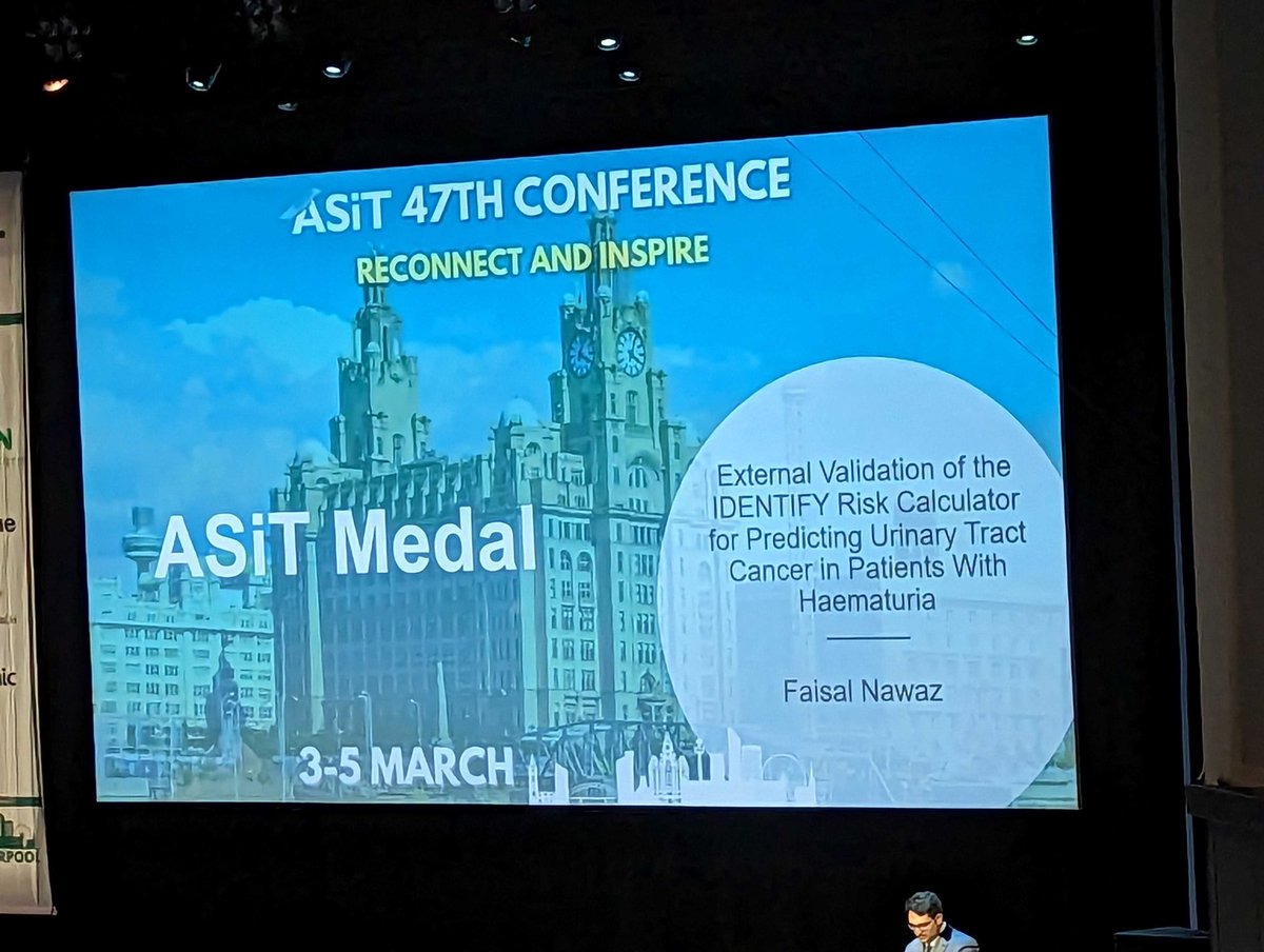 mrSinanK's tweet image. Another win for @BURSTurology and #IDENTIFYstudy with Faisal Nawaz presenting the work on external validation of the prediction model and taking home the ASIT Gold medal! @ASiTofficial 
We are so proud of him and all collaborators that worked so hard to achieve such amazing work!