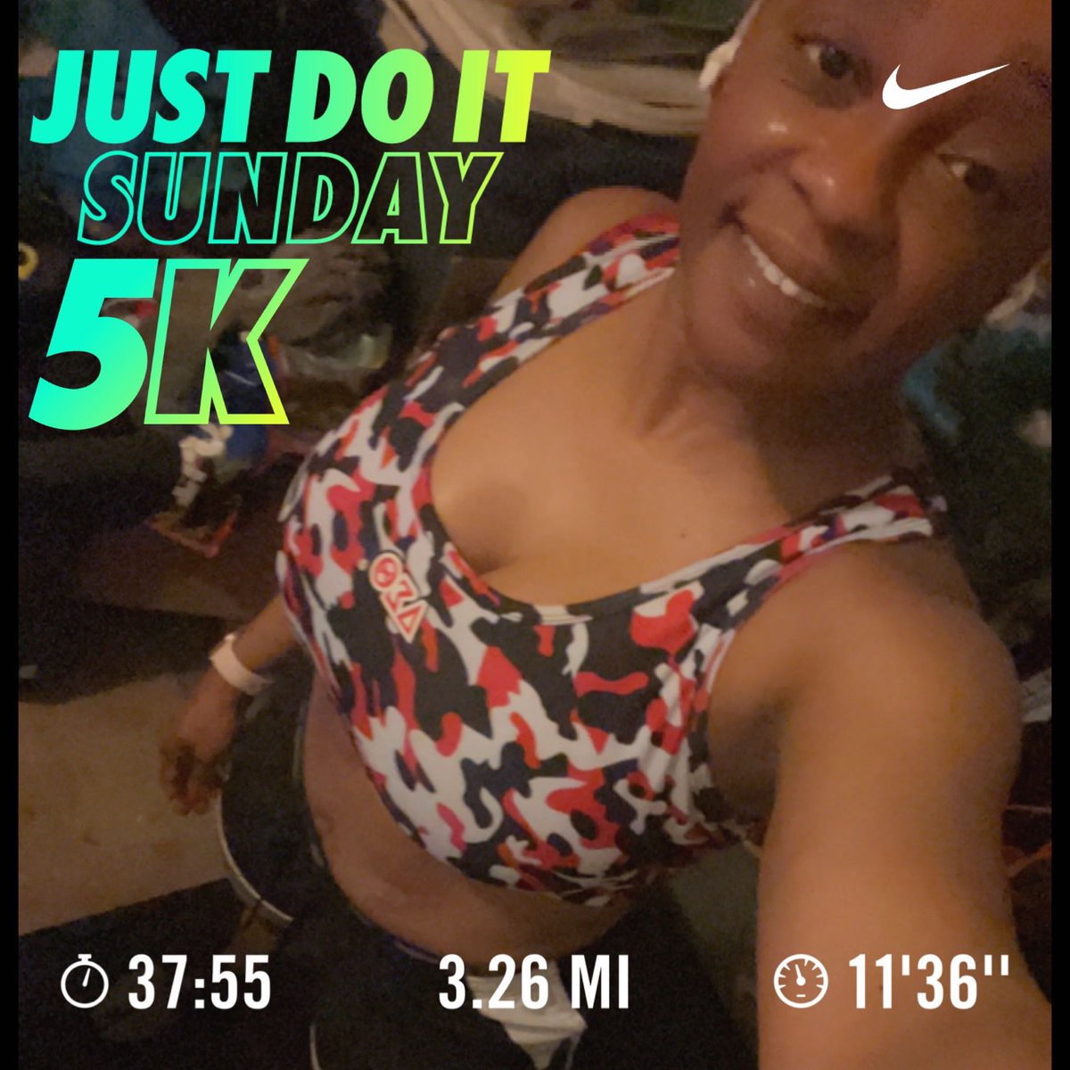 Kharismatic_Kei's tweet photo. 1st run of 2023…. I’m back‼️ 💪🏾❤️ #JustDoIt #5kSunday https://t.co/x5I5LNNVUS