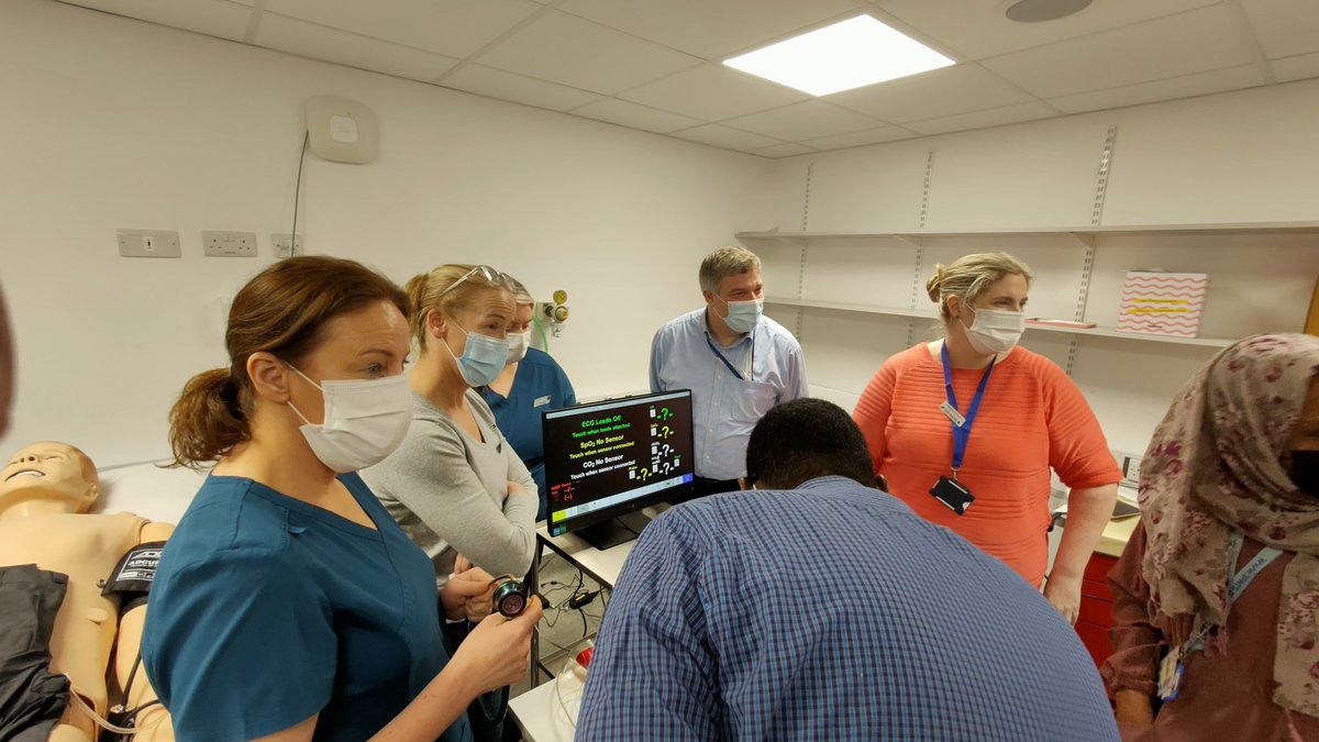 SligoSim's tweet photo. Great day, learning about our new edition to the @SligoSim family. Great #IPE interest in how this little guy can enhance our clinical skills. 👦 https://t.co/YpRVcrxbyY