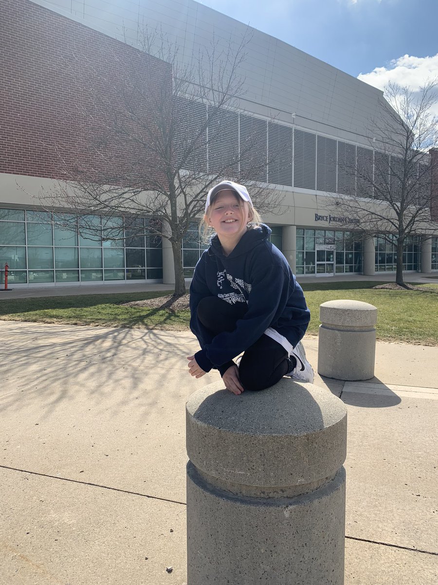 danaeblasso's tweet photo. Bennett is ready to hear her grandpa, the legendary Jeff Brown, announce @PennStateMBB #weare #psu https://t.co/pVMyV7Be2C