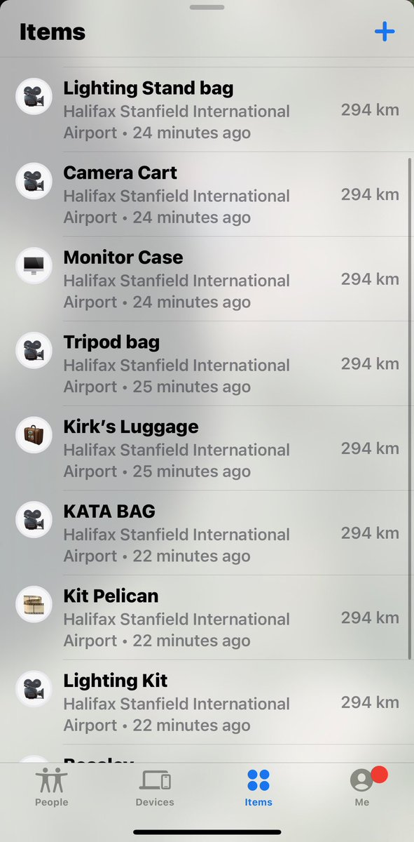MollyThomasTV's tweet photo. Hey @AirCanada - it’s been 3 days and somehow 8 massive equipment bags are still MIA?! Your agents tell us they don’t know where they are 🤦🏽‍♀️… thank God for AirTags, we’ve played this game before 🎥 https://t.co/Q1suO6kfM6