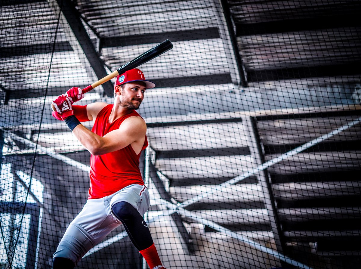 Phillies's tweet photo. Hey my name is Trea and I've got a baseball game today https://t.co/JM6VWQHlop