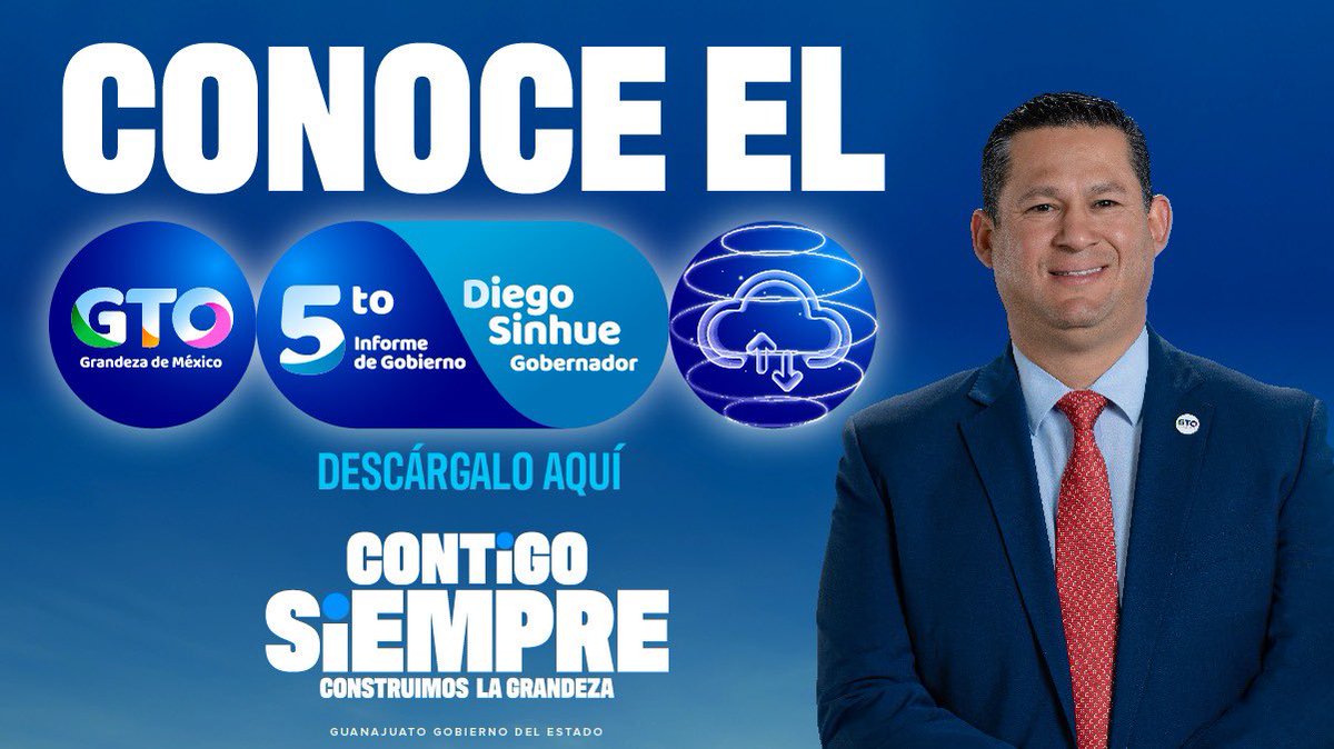 gobgenteCDMX's tweet photo. ¡Consulta el #5toInformeDS del Gobernador @diegosinhue 📲!
Descárgalo ingresando aquí: https://t.co/INSxJQ7rJ5
#ContigoSiempre construimos La Grandeza. 🔝🤝 #InformeDS https://t.co/oYL9kjHhzf
