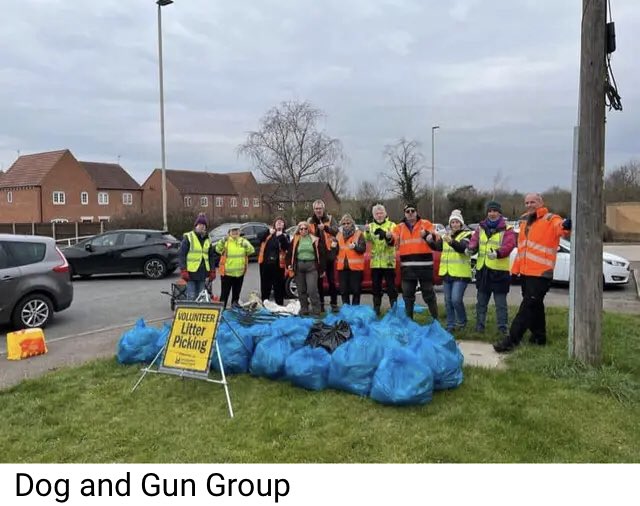 lesterlassie's tweet photo. Of all the weeks to be ill &amp; miss out. @SLLWombles 4th anniversary pick in #Whetstone 60 wombles collected 244 bags of rubbish from various locations around the village then met up at #BullsHead for tea &amp; cake-Huge thanks to everyone who took part. Gutted I was to ill to join you https://t.co/sgg77lFwpt