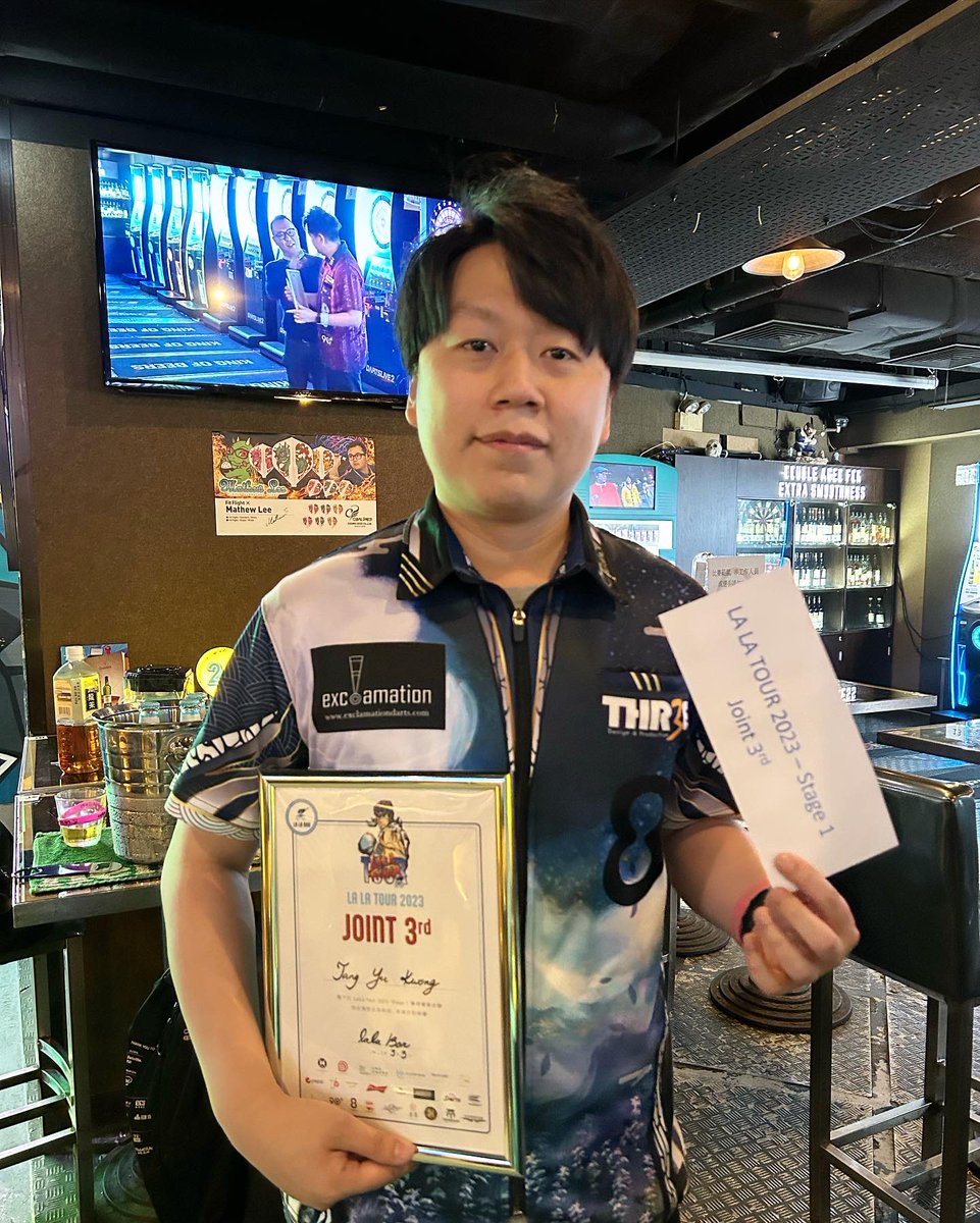 kwongtang325's tweet photo. LALA tour stage 1
Best 4 get!!
🤓
#exclamationdarts
#8flight
#lalabar https://t.co/wLwPfZCGtB