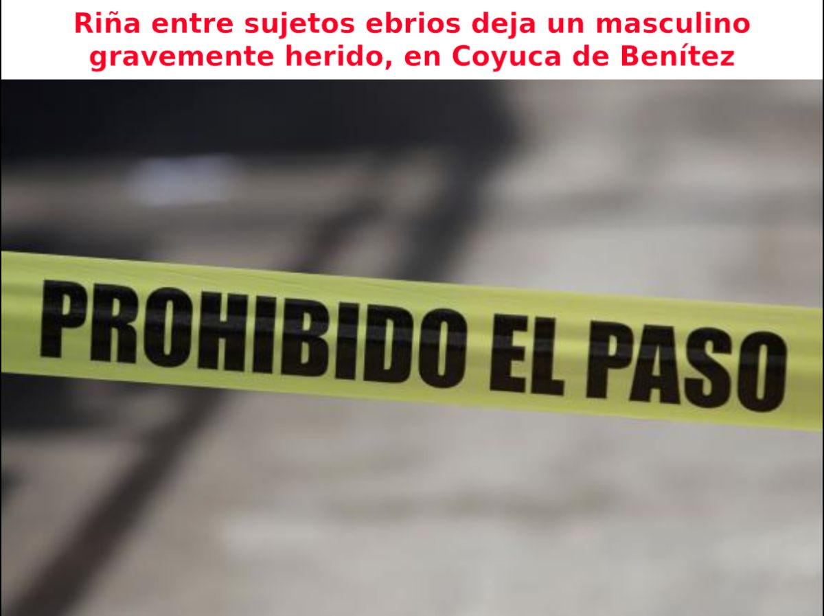 Riña entre sujetos ebrios deja un masculino gravemente herido en Coyuca de Benítez

Informacion con fotografias: bit.ly/3mwdisc