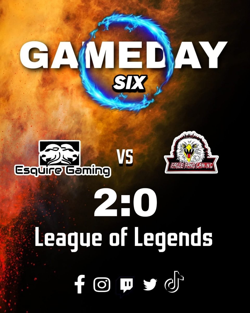Spitzenreiter‼️‼️‼️

Wir gewinnen beide Spiele gegen EAGLE FANG GAMING (EFG), nach zwei Krimi's am Sonntag Abend gehen wir wieder als eindeutiger 1. Platz von Feld. 

#winner #lol #leagueoflegends #esport
#gameday #esquiregaming #team
#neuesteam #primeleague #einteam
#einziel