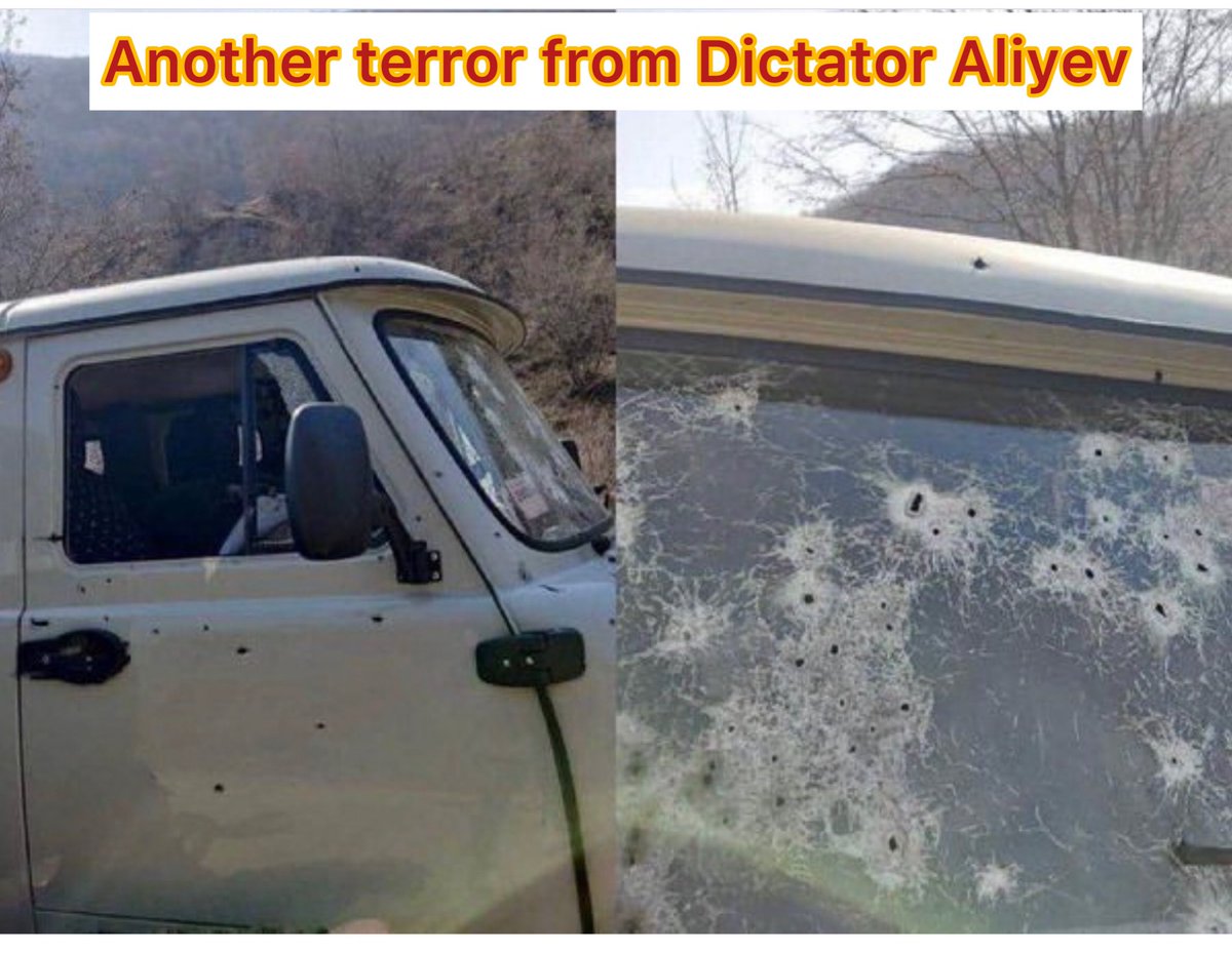 JalilzadeManaf's tweet image. War criminal Aliyev starts a new war by order of his father Putin. There are dead and injured people from both Azerbaijan 🇦🇿and Armenia🇦🇲. As long as there are Aliyev and Putin, people will always die. Aliyev is a murderer who is an enemy of peace
I don&apos;t want #war
#stopAliyev