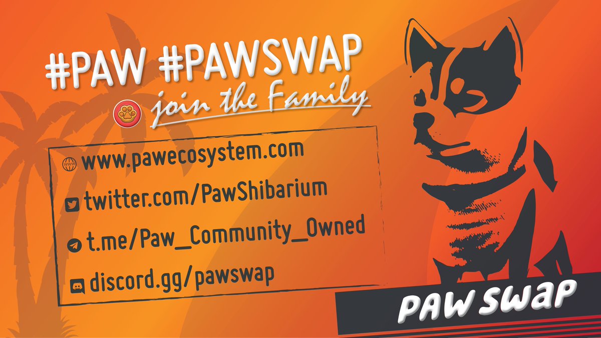 Join the #pawswap familiy today!