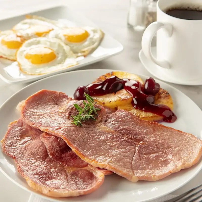 smokehousemeats's tweet image. Sharing our taste for... Super Trim Style Steaks - Sliced from only the center portion of our country hams and then trimmed to remove the rind and exterior fat.  Conveniently packed two per package for easy use at home.
#burgerssmokehouse
#hamsteaks