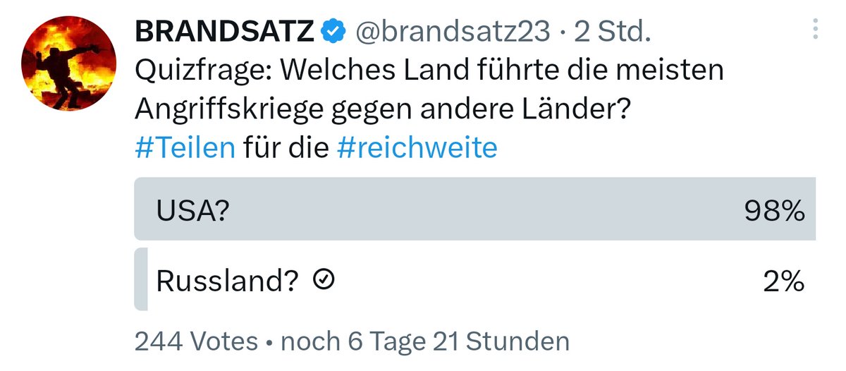 besserossi's tweet image. #DummeFragenAmAbend des 05.03.2023:

1) #Russia: fckaf.de/Qw6

2) #Bullshit: fckaf.de/Y7S

3) #DankeKarl: fckaf.de/P5Z

4) #Problemlöser: fckaf.de/yh5

Retweet wäre toll. Danke.