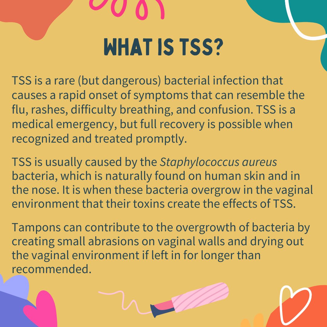 queensusws's tweet image. What is Toxic Shock Syndrome (TSS) and what causes it? Check out the graphic for more information!