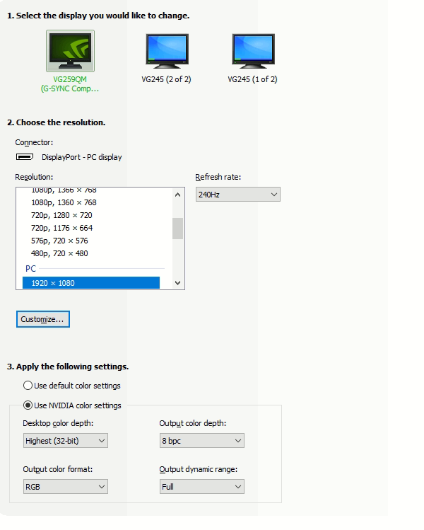 OD_Technology BLM to Pax East on Twitter "Nvidia control panel