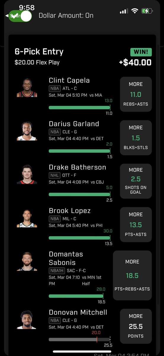 TheDailyPRoPHit's tweet photo. 5/6! MITCHELL SOLD!! I know VIP AT WITH THE MIX & match!! Stop missing out it’s free!! 🤞🏽 #gamblingtwitter #prizepicks #6leg https://t.co/MGUUgKwW98