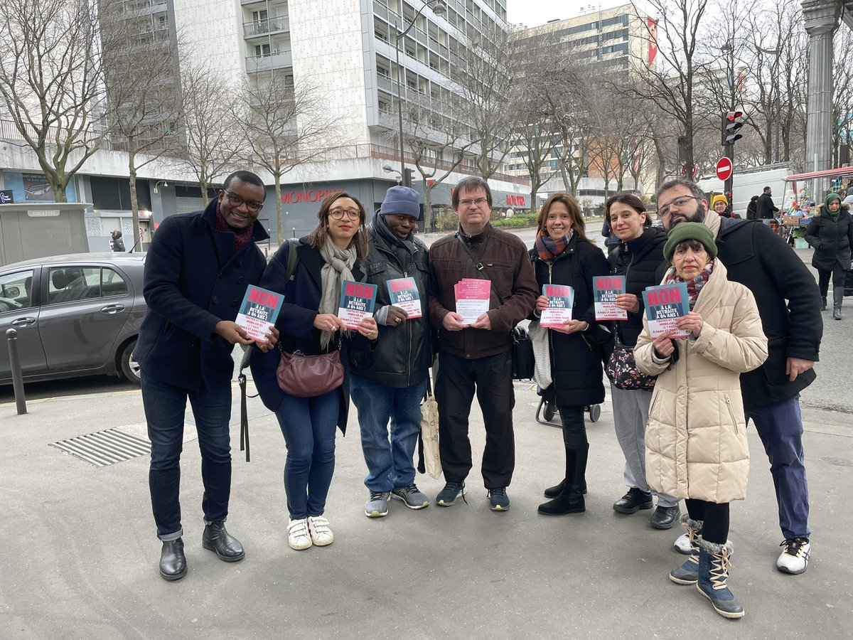 JFLBM's tweet photo. La retraite à 64 ans (au minimum), c’est non !
#7marsonarretetout 
#ReformeDesRetraites https://t.co/cx8FM3hkjf