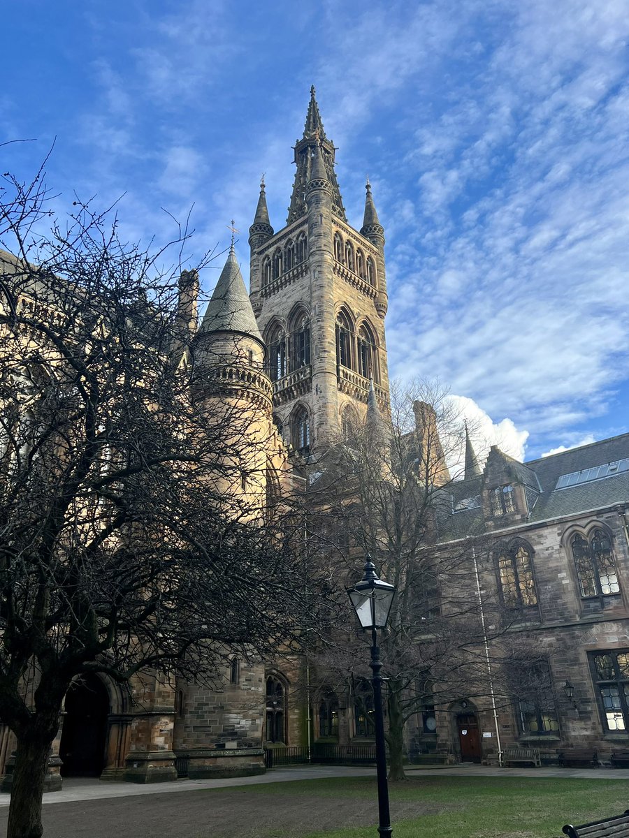 I may be (I am) biased. 
But is there any university on earth as elegantly beautiful as this? <a href="/UofGlasgow/">University of Glasgow</a>