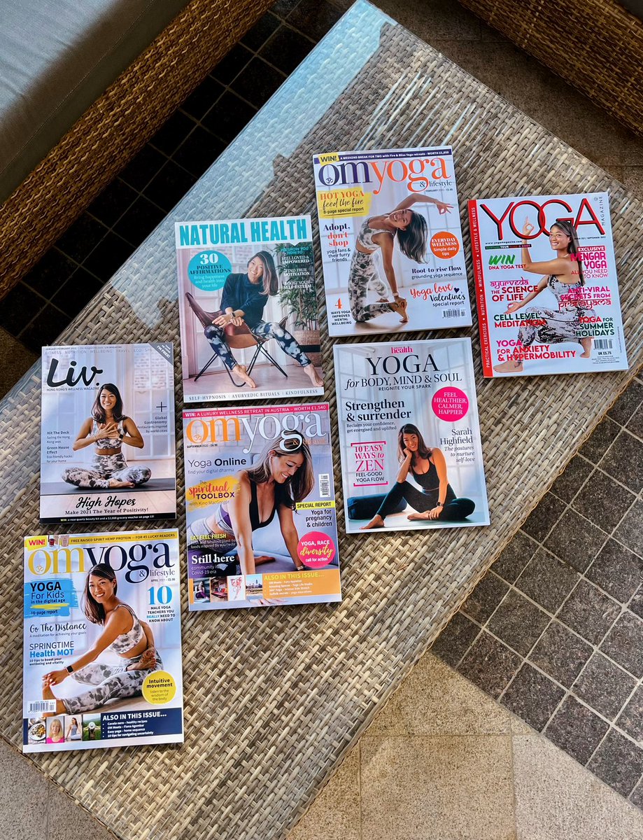 SarahHighfield's tweet photo. Seven!
@OmYogaMagazine Sep 2020
Liv Magazine Jan 2021
@Natural_Mag Mar 2021
@OmYogaMagazine Apr 2021
@MyYogaMagazine Sep 2021
@OmYogaMagazine Feb 2023
@Natural_Mag Mar 2023
@Yogagise ๐ง๐ปโโ๏ธ
#YogagiseYoga #Yogagise #OmYogaMagazine #LivMagazine #NaturalHealthMagazine #YogaMagazine https://t.co/K5goJPGyeT