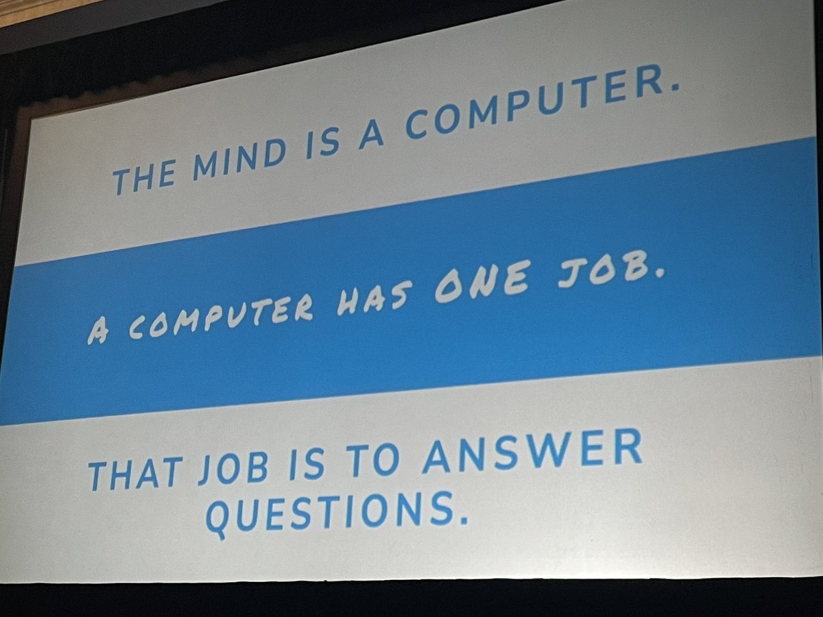 jennihayesedu's tweet photo. Our job as educators is about loving the questions, not loving the answers. Asking “How” changes everything!! #WeLeadMO #NeedToLead #MAESP @seancovel https://t.co/wP2dpf1WoR