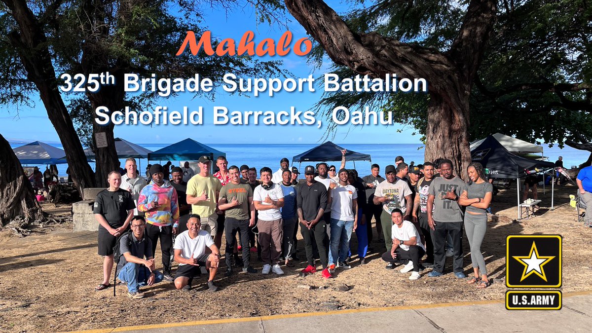 PohakuloaArmy's tweet photo. @USArmy Soldiers from Oahu training at Pohakuloa Training Area supporting Spencer Beach Cleanup yesterday! #Armycommunityservice @usaghawaii https://t.co/hYhyNd0rG6