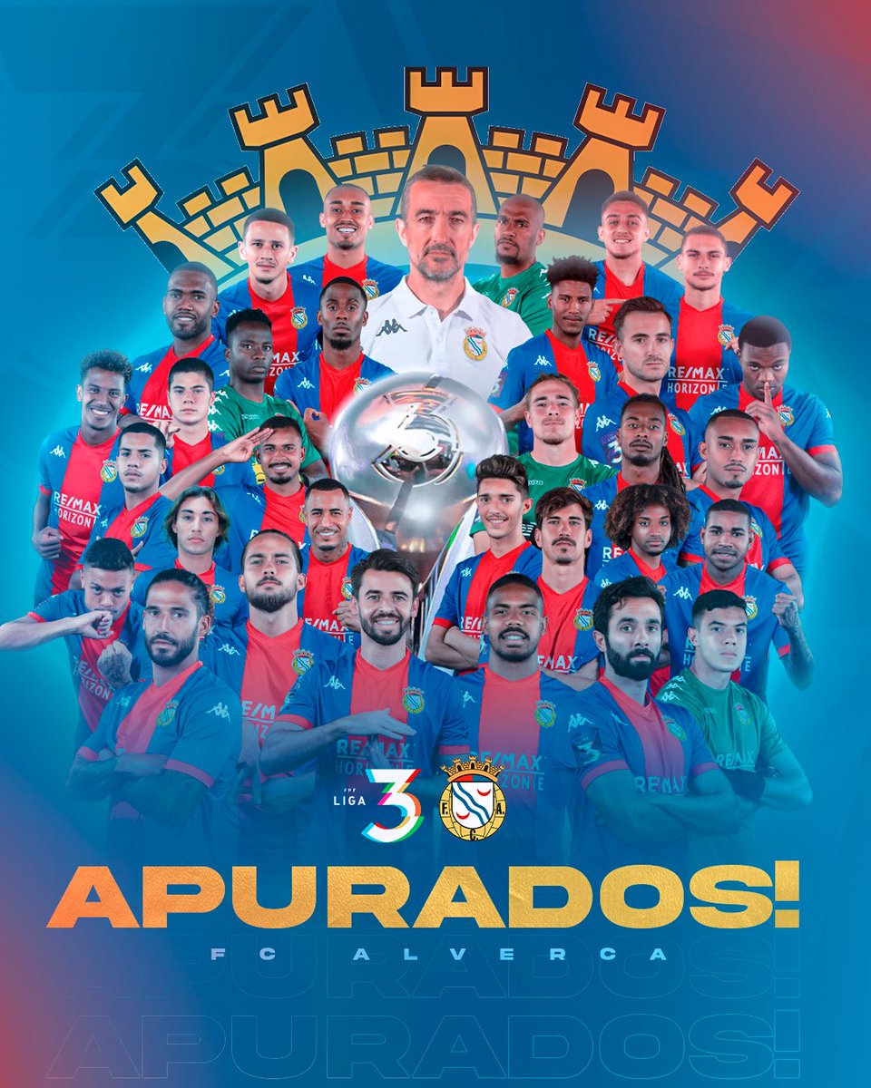 🔵🔴𝗔𝗣𝗨𝗥𝗔𝗗𝗢𝗦!!
Estamos na 2.º fase, a uma jornada do fim garantimos a nossa presença na fase de subida da Liga 3

#PuroFutebol #OMaiorDoRibatejo #ForçaAlverca
