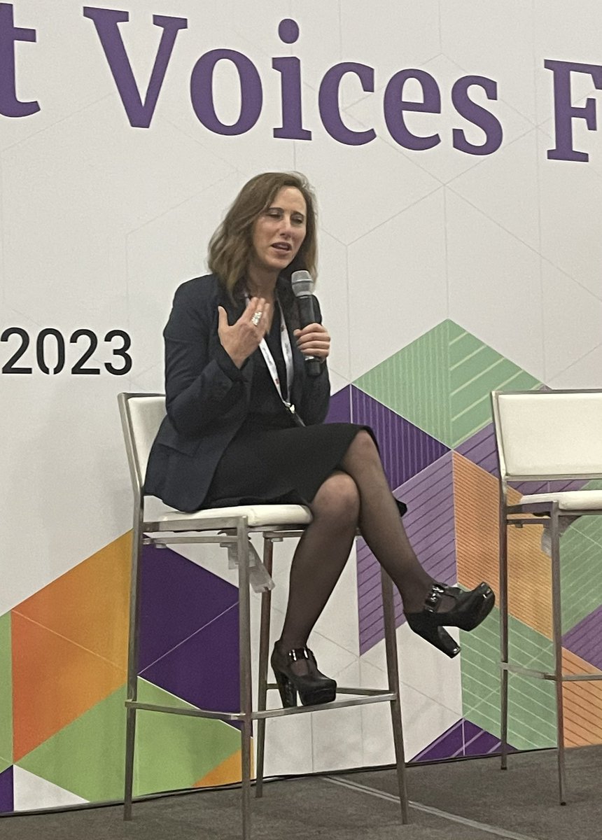 <a href="/GeriLynn/">Gerilynn Swenson</a> is sharing her personal story as a patient and caregiver at #ata2023.

We’re asking a huge amount of family caregivers, often without basic education or tools. 

Burnout results. We need to up our game. #telehealthishealth