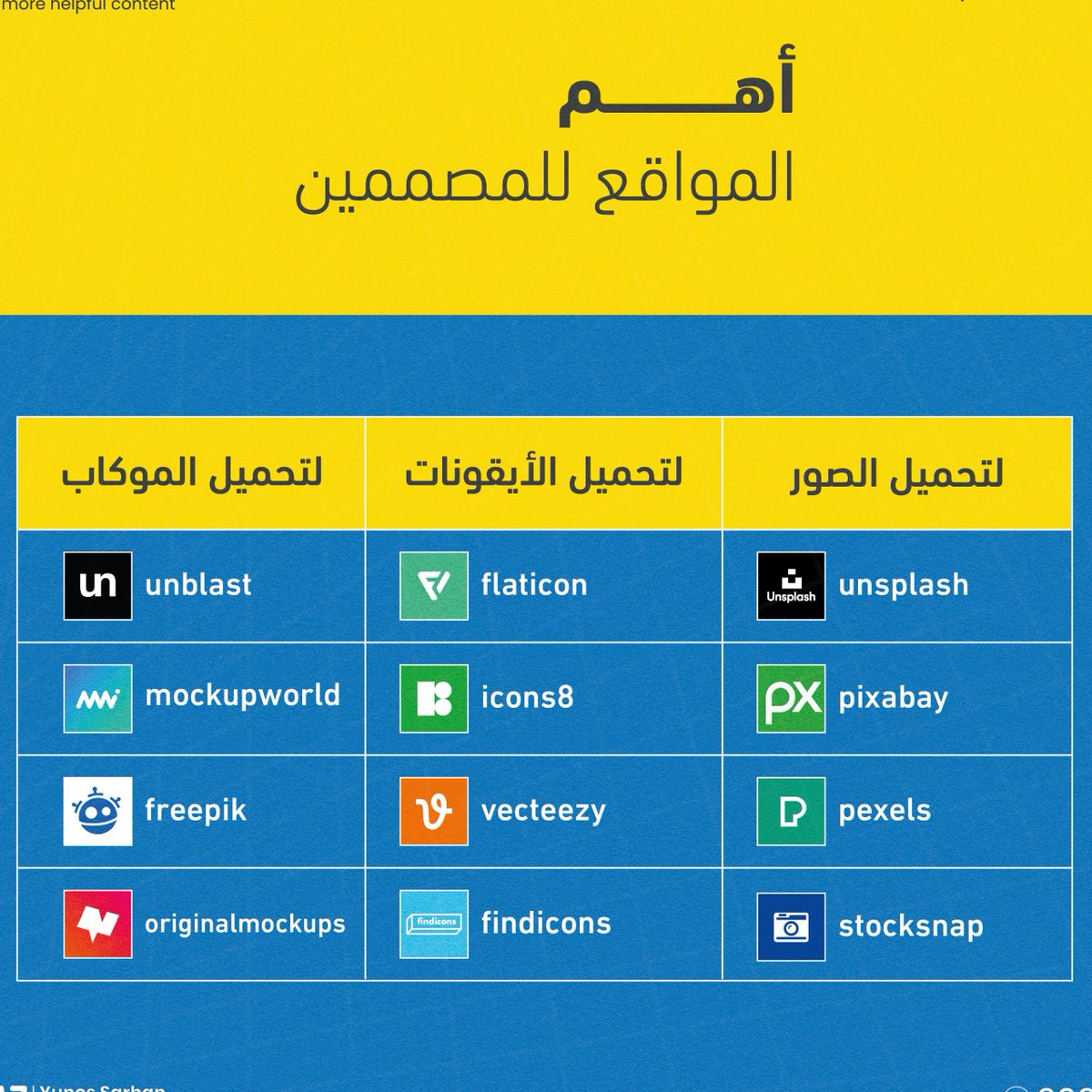 sebamotion's tweet photo. 📌بعض أهم المواقع المفيدة للمصممين 💎
@Designers_Sup 
@OCreativeJobs 
#sebamotion #تصميم #الراحة_النفسية https://t.co/JBQZmHGE19