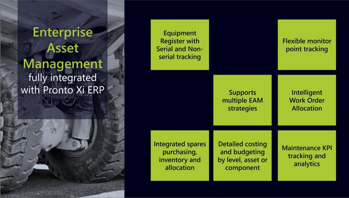 PSAerp's tweet photo. Hey #pdac2023, did you know that Pronto Xi #erpsoftware has integrated Enterprise #assetmanagement ? Come visit our booth 6735N in the North Hall to learn more! https://t.co/vFArG4OUS7