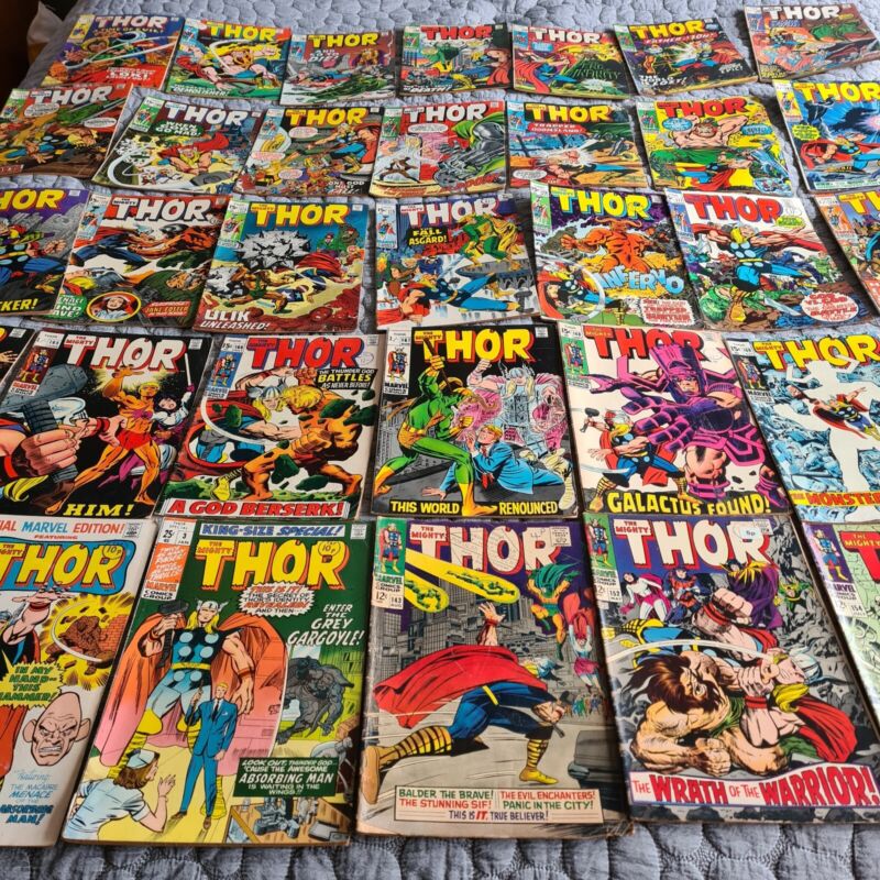 The Mighty Thor Marvel comics Original issues 32 + 3 specials  https://t.co/TRGQmJ9I4T https://t.co/9R81kJ5iCV