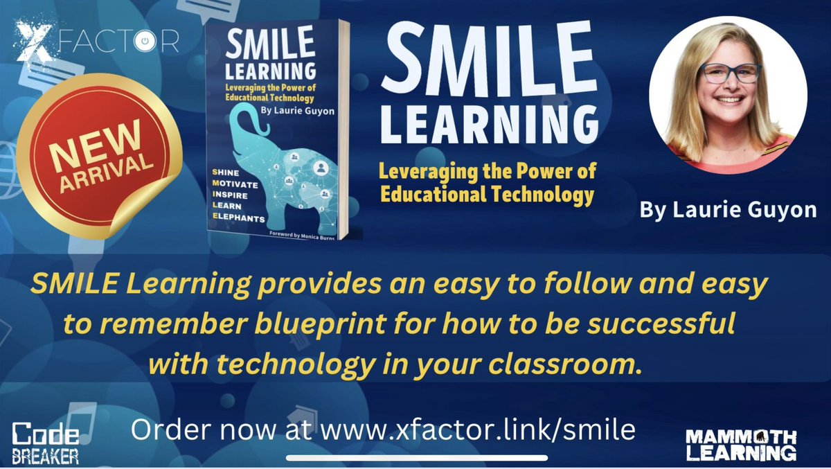 MRsalakas's tweet image. Check out the newest EDU book on Amazon: #SmileLearning has just dropped!

It’s the latest book from @XFactorEdu and was written by the wonderful @SMILELearning 

Australia link: amzn.asia/d/64NVJDV

North America link: amazon.com/dp/1990566421/…